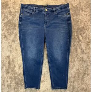 Talbots Woman Flawless Five Pocket Jeans Jegging Crop Size 20 20W